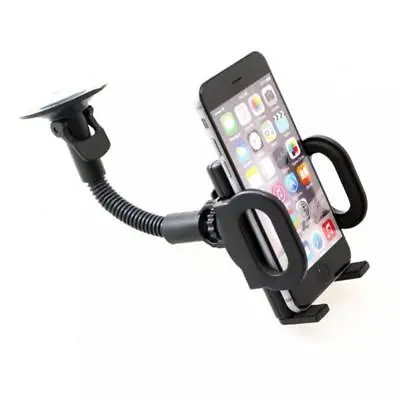 CAR MOUNT WINDSHIELD GLASS SUCTION HOLDER SWIVEL DOCK CRADLE For CELL PHONES • $14.55