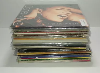 Lot Of 50 Vintage Vinyl 12” Records Diverse Various Artists • $35