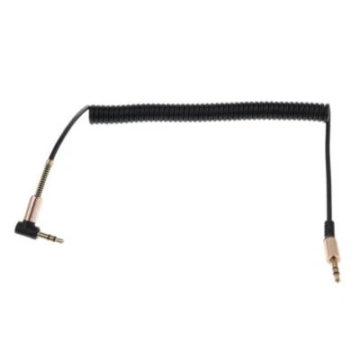 £5.60 • Buy Coiled 3.5mm Audio Cable Coiled 3.5mm Headphone Cable, 90 Degree 3.5mm Jack Male
