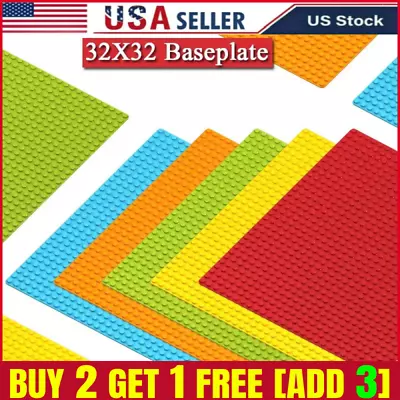 New LEGO Boards Baseplate Base Plates Building Blocks 32 X 32 Dots Compatible US • $2.99