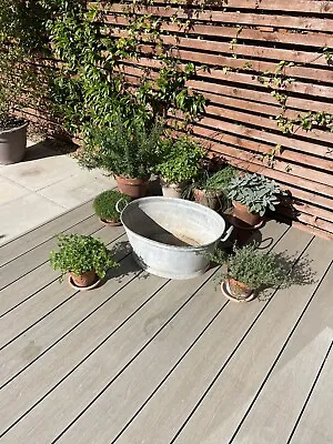 Original Vintage Oval Watertight Galvanised Tin Bath. • £30