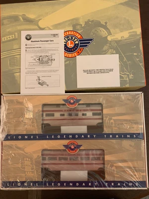 $81 • Buy Lionel 6-25446 Santa Fe  Super Chief  Aluminum Passenger Car 2-pack - New In Box