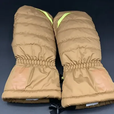 Ugg Shasta Mittens Men Size M Chestnut Waterproof Storm Cuff Strap Faux Fur • $99