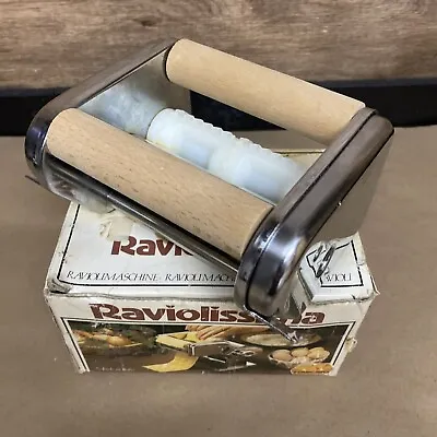 Vintage Marcato Atlas Raviolissima Ravioli Attachment Maker 4 Pasta Machine 2 Sq • $24.95