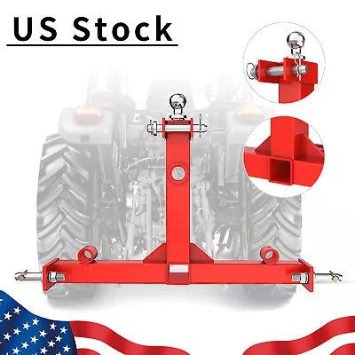 3 Point Gooseneck Receiver Hitch Trailer Mover Ball Drawbar CAT 1 Spear Receiver • $117.99