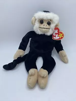 1998 TY Beanie Baby Mooch The Spider Monkey Stuffed Plush Toy With Tags • $5