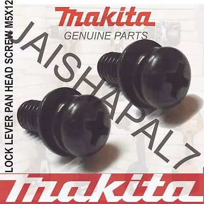 Makita Lock Lever PAN HEAD SCREW M5 X 12 Router RP0900 1/4  RPO900 - 911213-7 • £3.99