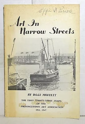 Ross Moffett Art In Narrow Streets (Provincetown Art Association) Signed • $24.95