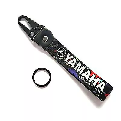 New YAMAHA Race MotoGP Motorcycle Keyring Bike Keychain Wrist Strap Car Gift AU • $11.60