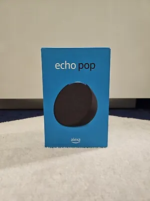 Amazon Echo Pop Smart Speaker With Alexa Charcoal • £25