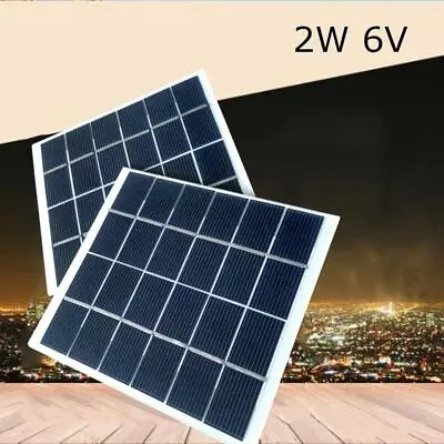 2W 6V Mini Solar Panel Cell Power Module Battery Toys Charger Light DIY ~ • $2.93