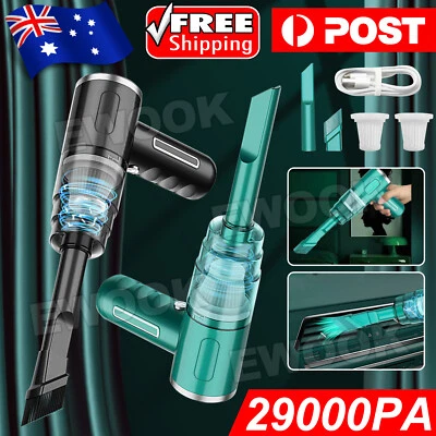 $22.85 • Buy 29000PA Wireless Vacuum Cleaner Car Handheld Vacuum Mini Power USB Rechargeable