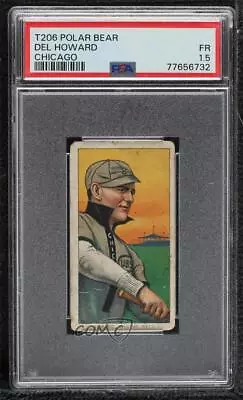 1909-11 T206 Polar Bear Back Del Howard PSA 1.5 • $132.10