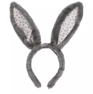 1 Pair Fluffy Bunny Rabbit Ears Headband Fancy Dress Party Toy Bedroom Easter • £1.39