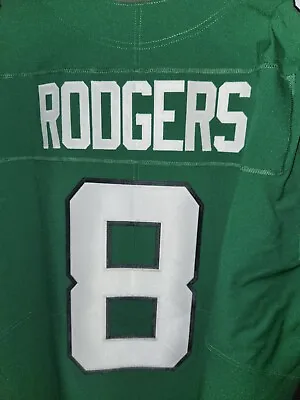 Aaron Rodgers New York Jets Green Nike F.u.s.e Vapor Elite Jersey Size 48 • $375