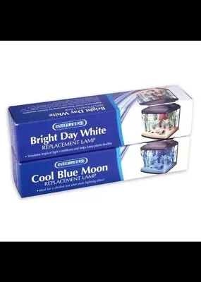 Interpet AQ3 Bright Day White Cool Blue Moon 15w Bulb Fish Pod Aquarium Lamp • £14.86