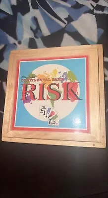 Parker Brothers Risk Nostalgia Series Continental Board Game Wood Box - Complete • $19.99