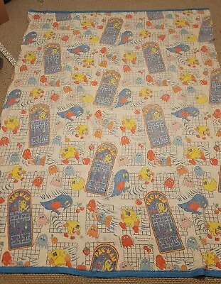 Vintage Pac Man Fleece Blanket • $40