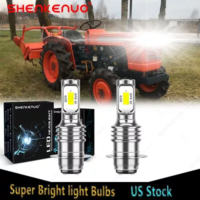 2 Super LED Light Bulbs For Kubota L-Series L2600 L2800 L2900 Tractor Headlamps • $18.71
