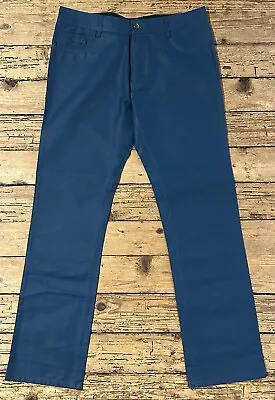Pavini Men’s Size 34 Blue Waxed Jeans NWT • $43.99
