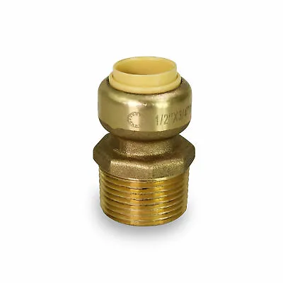 1/2 X 3/4  SHARKBITE STYLE PUSH FIT REDUCING MALE ADAPTERS - UPMC1234 • $3.67