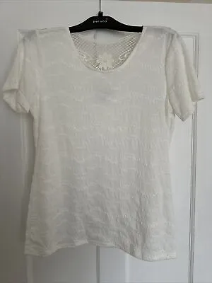 Marks & Spencer Per Una Size 10 Ladies Ivory Top. Brand New • £4.49