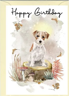 Jack Russell Terrier Dog (4 X 6 ) Birthday Card - Blank Inside - By Starprint • £3.85