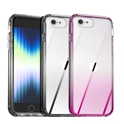 For IPhone SE 7 8 6s 6 Plus Case Clear Shockproof Heavy Duty Bumper Slim Cover • $9.99