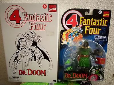 Marvel Legends RETRO SERIES Dr. Doom Fantastic 4 Four Figure Exclusive New Rare • $64.95