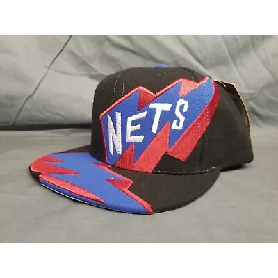 Mitchell & Ness New Jersey Nets Fast Times Snapback Cap One Size Fits All NEW! • $24.95