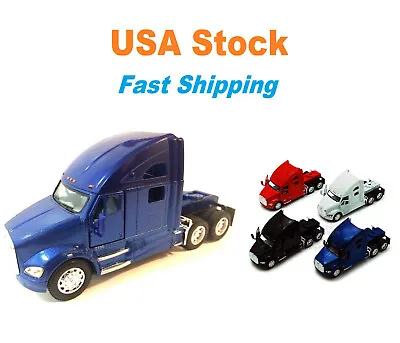 Kenworth T700 Tractor Trailer Truck Kinsmart Diecast Model Toy Car 5'' 1:68 • $11.99