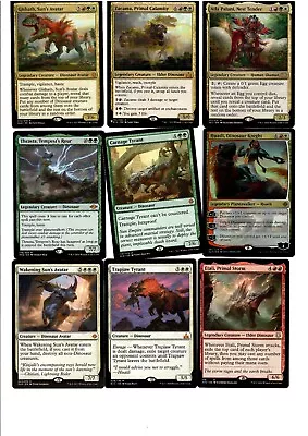 ULTIMATE DINOSAURS-100 Card Commander Deck-Magic The Gathering-MTG-Mythic-Rares • $294.99