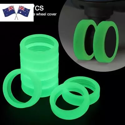 Luminous Luggage Wheel Covers Silicone Suitcase Wheels Protection Cover • $13.18