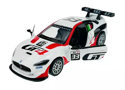 MSZ Maserati Gran Turismo MC GT4 WHITE 1:43 DIE CAST METAL MODEL NEW IN BOX • $10.90