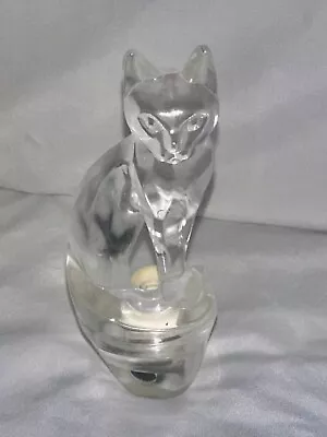 Vintage Cat Clear Nightlight Decorative Gorgeous Soft Kitten Light Lamp • $29.99