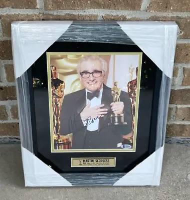 Martin Scorsese Signed Academy Award Winner Theme Framed 8x10 Photo Beckett COA • $499.99