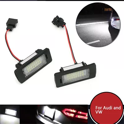 LED License Number Plate Light White Tag Lamp For Audi Q4 A5 S4 TT 2009-2012 • $13.41