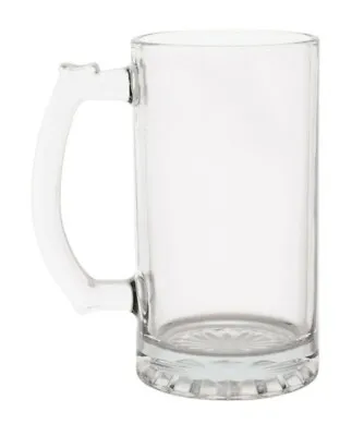 Glass Heavy  Sports Mugs With Handles   16 Oz. • $9.99
