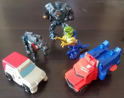 Transformers Toy Lot Beast Wars T-Rex Animated Movie McDonald's Happy Meal  L2 • $7