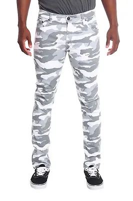 Victorious Mens Army Military Camouflage Skinny Fit Jeans Pants   DL1029-AR169 • $29