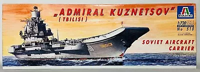 Italeri Admiral Kuznetsov Soviet Aircraft Carrier - 1:720 Scale • $65