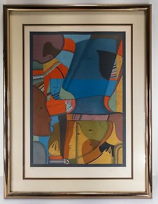 Mid-Century Modern MCM Mihail Chemiakin Lithograph Print Signed Numbered • $1500