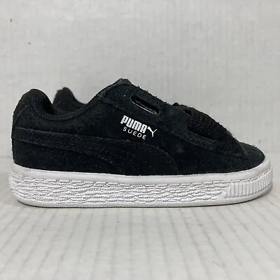 PUMA Suede Heart Classic Casual Comfort Chic Sneaker Shoes Baby Toddler Kid Sz 6 • £15.76