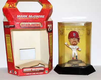 1998 Headliners XL Mark McGwire Commemorative Figure Boxed W/ Display Case  VGC • $14.50