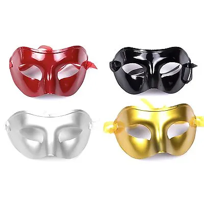 Mens Roman Warrior Plain Masquerade Ball Prom Mask. Halloween Carnival Etc • £4.99