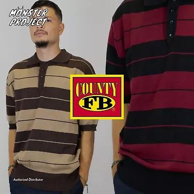 Fb County Mens Classic Short Sleeve Polo Shirt Charlie Brown Shirts Hip Hop • $37.95
