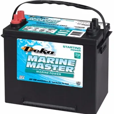 DEKA NEW 24M4 Marine Starting Battery 565Amp Cranking Power (Group 24) • $159.99