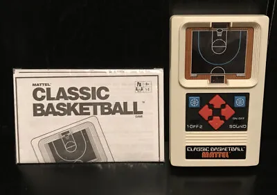 Vintage Mattel Electronic Classic Basketball Handheld Portable Game 2003 Manual • $14.99