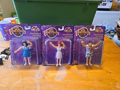 The Flintstones Collectible Figures & Bendable Figures 1993 Lot Of 3 Vintage • $9.99