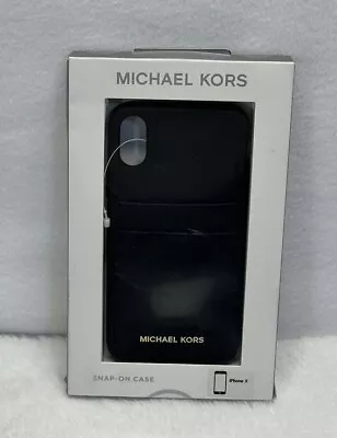 Original Michael Kors Saffiano Leather Pocket Case For IPhone X NWT • $29.99